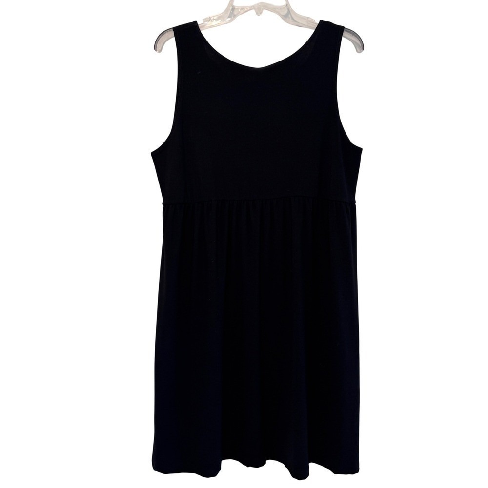NIC&DOM Black Dress 1X Floral Sleeveless Dress Women Graduation Wedding Guest - Picture 4 of 8